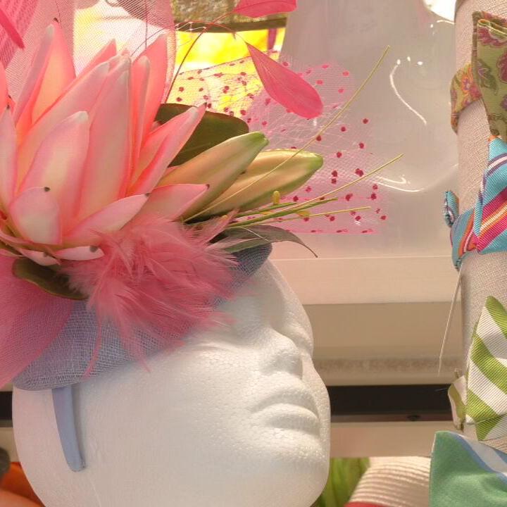 Derby hats and fascinators at Mat Hatter 502 in Louisville